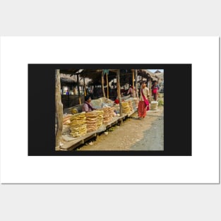 Mine Thauk Market Inle Lake. Posters and Art